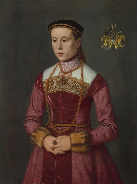 Portrait of a Young Lady, ca 1561. Artist: Neufchatel, Nicolas (ca. 1527-ca. 1590)