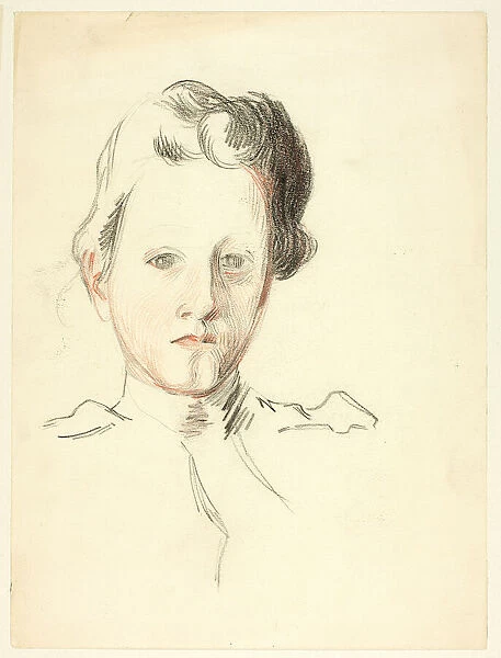 Portrait of a Young Lady, n. d. Creator: Philip William May