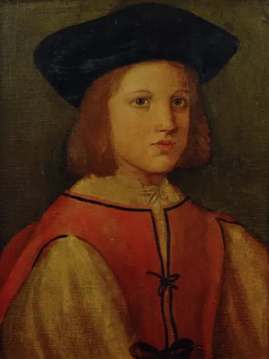 Framed Print : Portrait of a young man, 1500s. Creator: Unknown Framed Print : Portrait of a young man, 1500s. Creator: Unknown