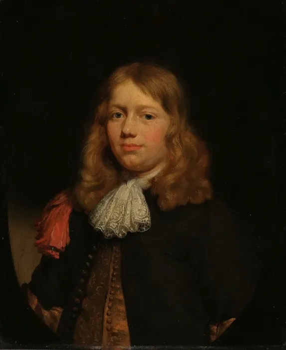 Framed Print : Portrait of a young Man, 1670-1680. Creator: Nicolaes Maes Framed Print : Portrait of a young Man, 1670-1680. Creator: Nicolaes Maes
