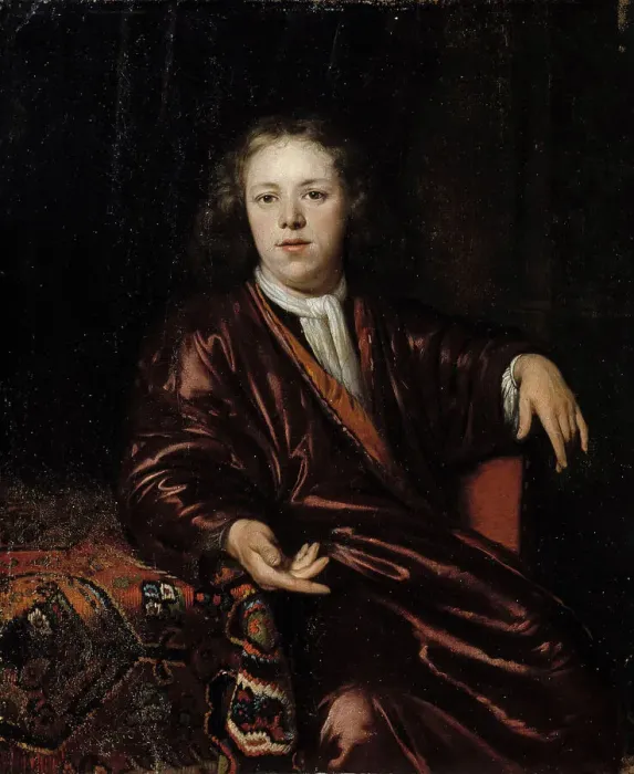 Framed Print : Portrait of a young man, 1700-1741. Creator: Margaretha Wulfraet Framed Print : Portrait of a young man, 1700-1741. Creator: Margaretha Wulfraet