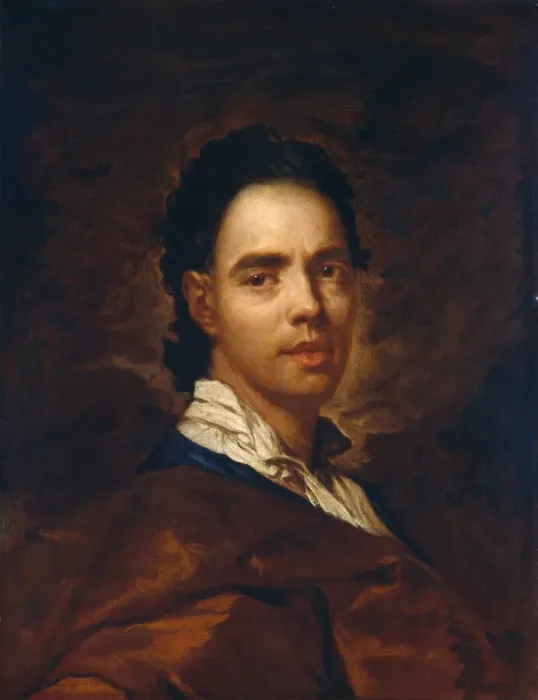 Framed Print : Portrait of a Young Man, after 1720. Creator: Giuseppe Ghislandi Framed Print : Portrait of a Young Man, after 1720. Creator: Giuseppe Ghislandi