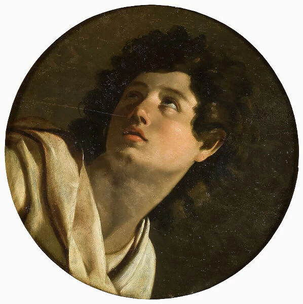 Portrait of a Young Man, 17th century. Creator: School of Caravaggio