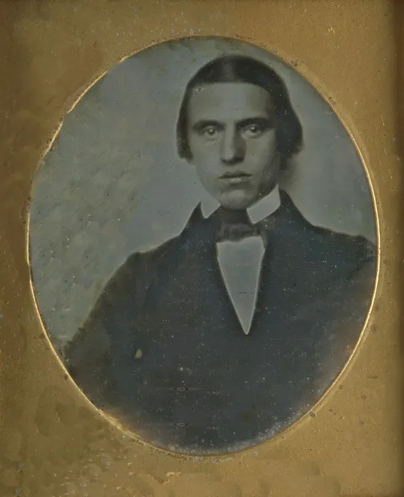 Framed Print : Portrait of a Young Man, 1840. Creator: Samuel Finley Breese Morse Framed Print : Portrait of a Young Man, 1840. Creator: Samuel Finley Breese Morse
