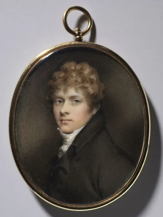 Framed Print : Portrait of a Young Man, c. 1805. Creator: Andrew Plimer (British, 1763-1837) Framed Print : Portrait of a Young Man, c. 1805. Creator: Andrew Plimer (British, 1763-1837)