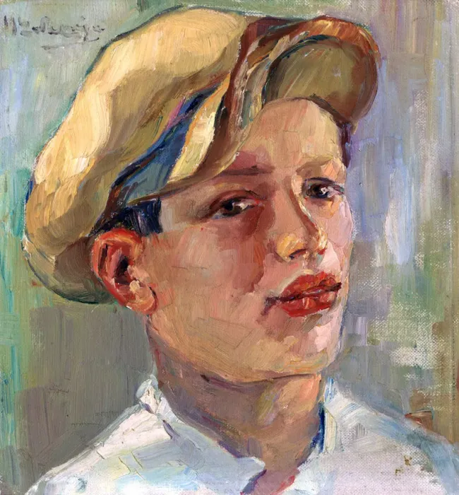 Framed Print : Portrait of a Young Man, c1883-1927. Artist: Nicolas Lytras