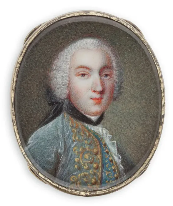 Framed Print : Portrait of a young man, c18th century. Creator: Unknown Framed Print : Portrait of a young man, c18th century. Creator: Unknown