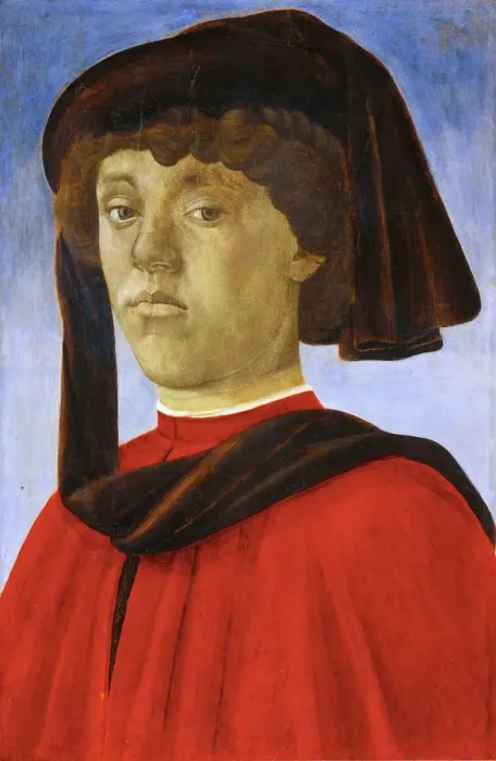 Framed Print : Portrait of a Young Man, ca 1470. Creator: Botticelli, Sandro (1445-1510) Framed Print : Portrait of a Young Man, ca 1470. Creator: Botticelli, Sandro (1445-1510)