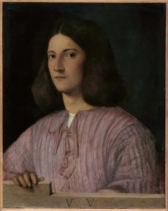 Framed Print : Portrait of a Young Man (Giustiniani Portrait) Framed Print : Portrait of a Young Man (Giustiniani Portrait)
