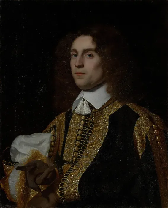 Framed Print : Portrait of a Young Man in Military Costume, 1650. Creator: Bartholomeus van der Helst