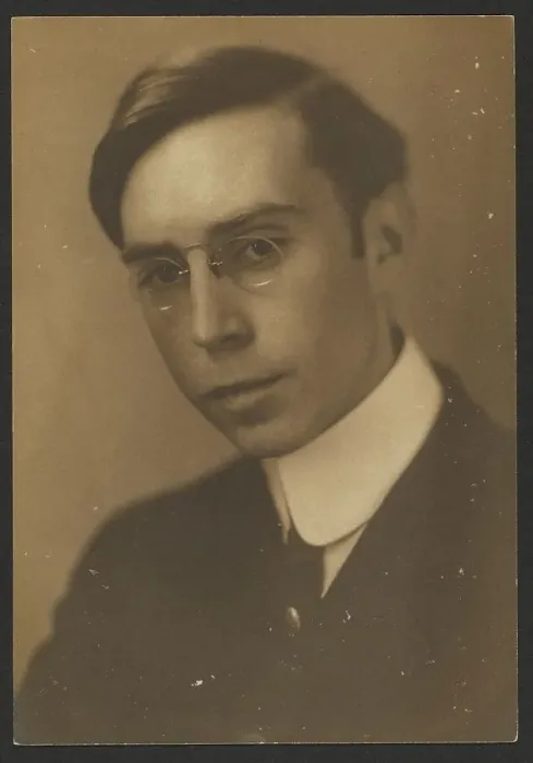 Framed Print : Portrait of Young Man with Pince Nez, 1907-1943. Creator: Louis Fleckenstein Framed Print : Portrait of Young Man with Pince Nez, 1907-1943. Creator: Louis Fleckenstein