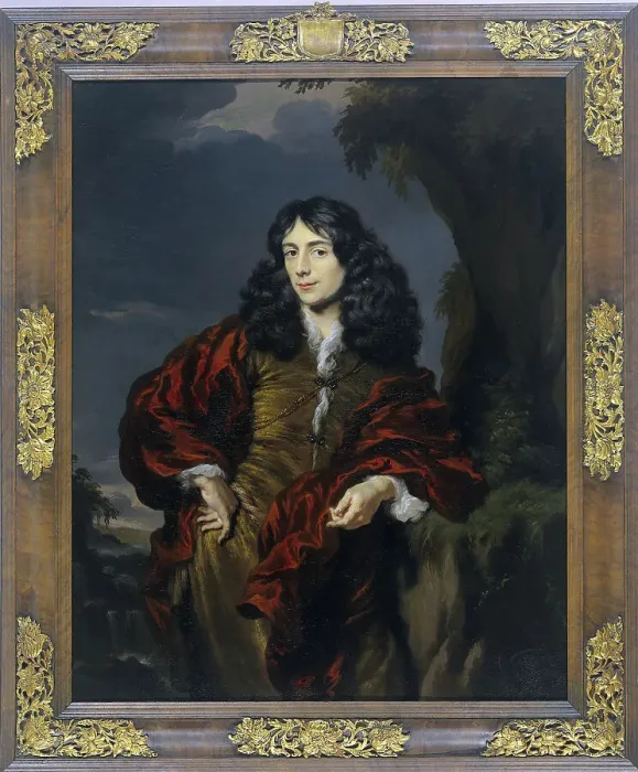 Framed Print : Portrait of a young man, possibly Simon van Alphen (1650-1730), 1675-1685. Creator: Nicolaes Maes Framed Print : Portrait of a young man, possibly Simon van Alphen (1650-1730), 1675-1685. Creator: Nicolaes Maes