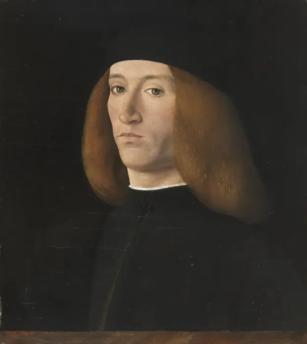 Framed Print : Portrait of a Young Man, unknown date. Creator: Andrea Solario Framed Print : Portrait of a Young Man, unknown date. Creator: Andrea Solario