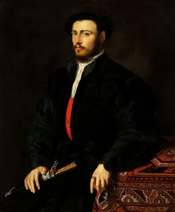 Framed Print : Portrait of a Young Nobleman (image 3 of 8), c1545. Creator: Veneto-Lombard School Framed Print : Portrait of a Young Nobleman (image 3 of 8), c1545. Creator: Veneto-Lombard School