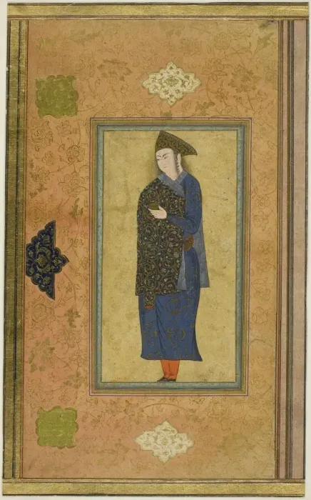 Framed Print : Portrait of a Young Prince, Safavid dynasty (1501-1722), c. 1600  /  1630. Creator: Unknown