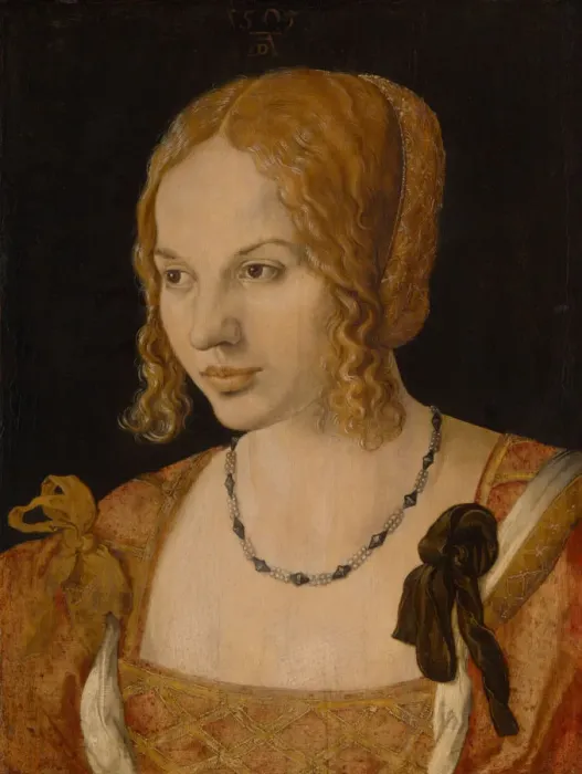 Framed Print : Portrait of a Young Venetian Woman, 1505. Artist: Durer, Albrecht (1471-1528) Framed Print : Portrait of a Young Venetian Woman, 1505. Artist: Durer, Albrecht (1471-1528)