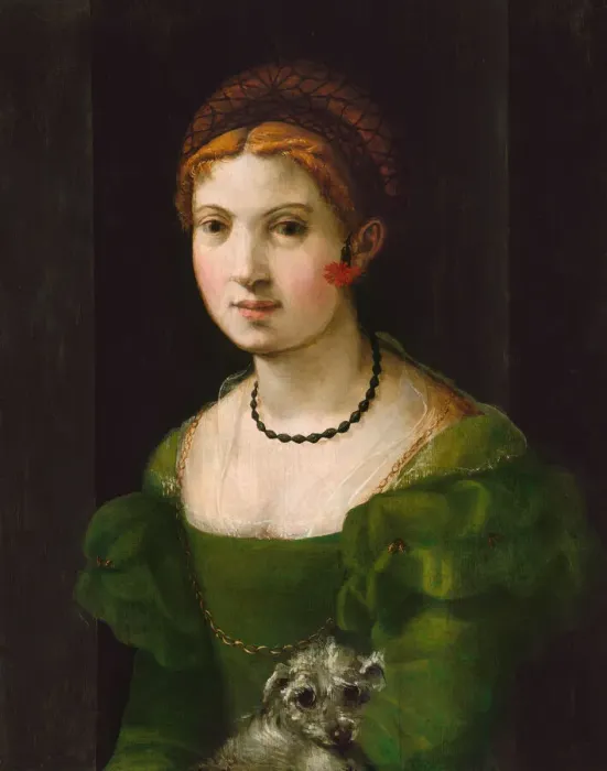 Framed Print : Portrait of a Young Woman, 1530 / 1540. Creator: Unknown Framed Print : Portrait of a Young Woman, 1530 / 1540. Creator: Unknown