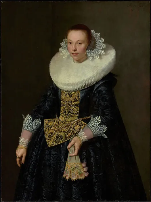 Framed Print : Portrait of a Young Woman, 1632. Creator: Nicolaes Eliasz Pickenoy Framed Print : Portrait of a Young Woman, 1632. Creator: Nicolaes Eliasz Pickenoy