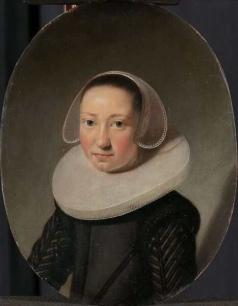 Portrait of a young Woman, 1637. Creator: Anon