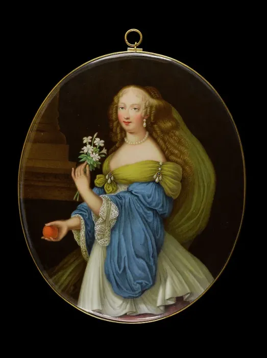 Framed Print : Portrait of a young woman, between 1650 and 1700. Creator: English School Framed Print : Portrait of a young woman, between 1650 and 1700. Creator: English School