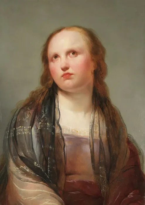 Framed Print : Portrait of a young woman, 1656. Creator: Pieter de Grebber Framed Print : Portrait of a young woman, 1656. Creator: Pieter de Grebber