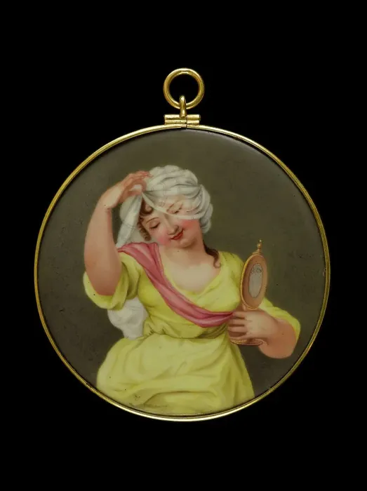 Framed Print : Portrait of a young woman, between 1790 and 1810. Creator: Unknown Framed Print : Portrait of a young woman, between 1790 and 1810. Creator: Unknown