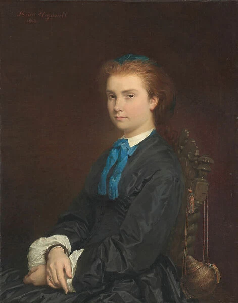 Portrait of a Young Woman, 1863. Creator: Henri Alexandre Georges Regnault