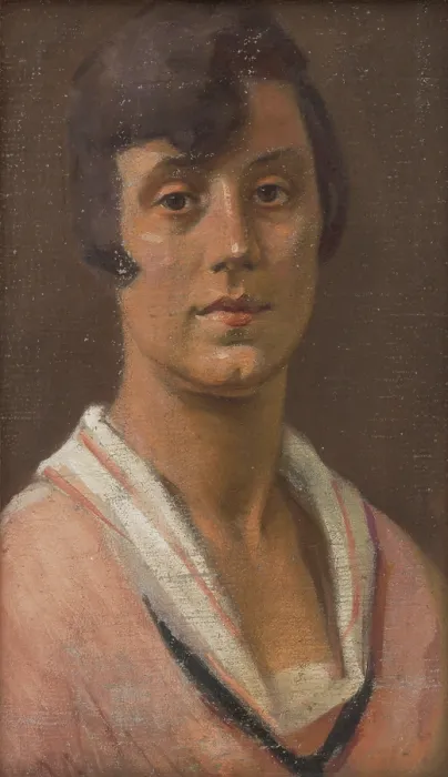 Framed Print : Portrait of a Young Woman, around 1920. Creator: Milan Thomka Mitrovsky Framed Print : Portrait of a Young Woman, around 1920. Creator: Milan Thomka Mitrovsky