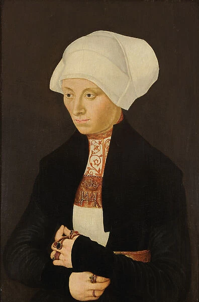 Portrait of a Young Woman with a Bonnet, ca 1525-1550