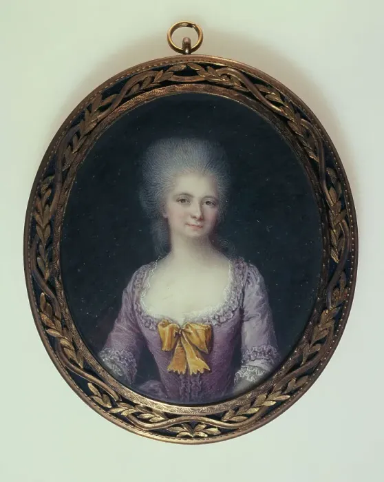 Framed Print : Portrait of a young woman, c1785. Creator: Ignace Jean Victor Campana Framed Print : Portrait of a young woman, c1785. Creator: Ignace Jean Victor Campana