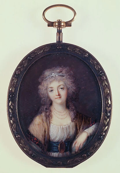 Portrait of a young woman, c1790. Creator: Ecole Francaise