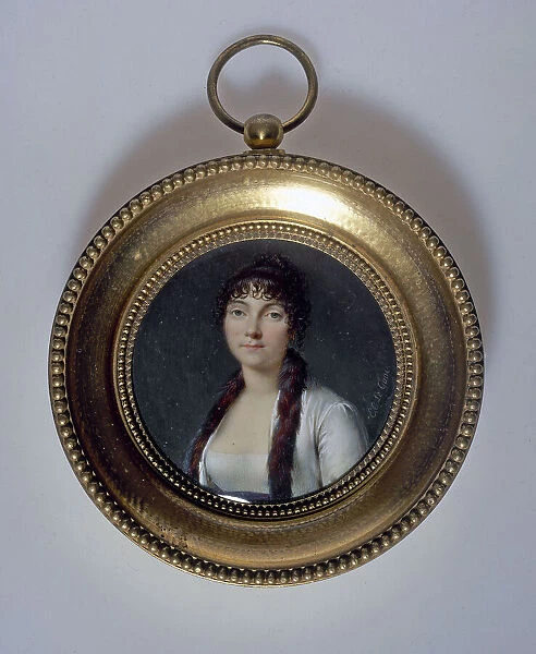 Portrait of a young woman, c1805. Creator: Étienne-Charles Leguay