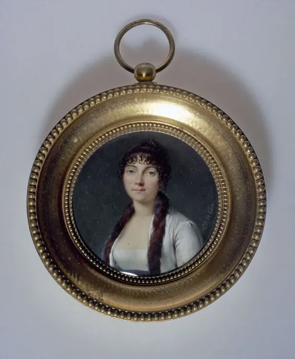 Framed Print : Portrait of a young woman, c1805. Creator: Étienne-Charles Leguay Framed Print : Portrait of a young woman, c1805. Creator: Étienne-Charles Leguay