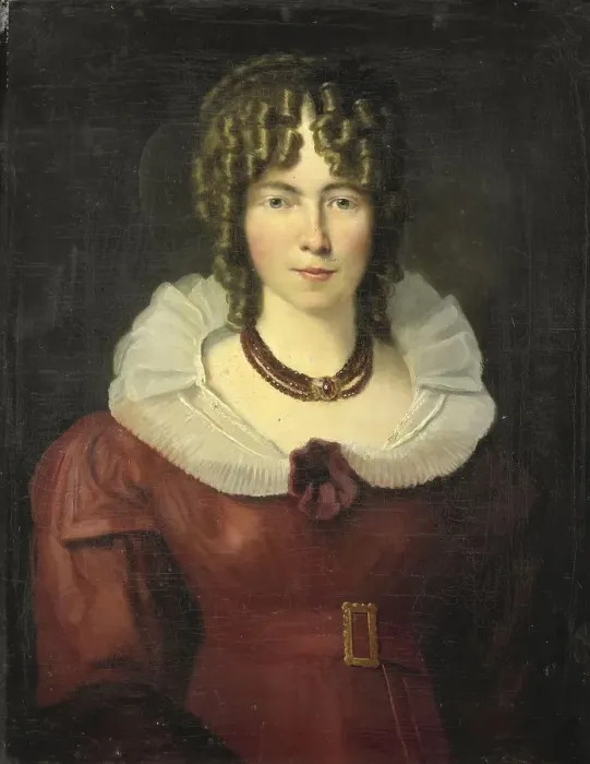 Framed Print : Portrait of a young Woman, c.1830. Creator: Anon Framed Print : Portrait of a young Woman, c.1830. Creator: Anon