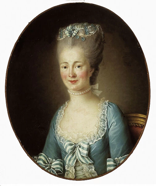 Portrait of a young woman. Creators: Elisabeth Louise Vigee-LeBrun, Francois Hubert Drouais