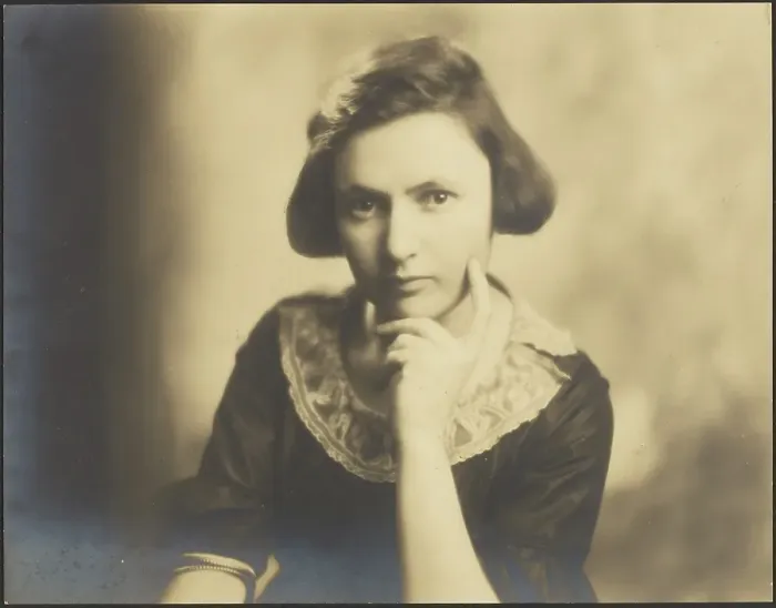 Framed Print : Portrait of a Young Woman with Lace Collar, 1907-1943. Creator: Louis Fleckenstein Framed Print : Portrait of a Young Woman with Lace Collar, 1907-1943. Creator: Louis Fleckenstein