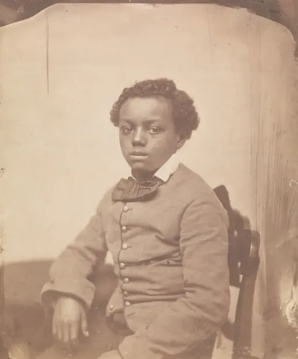 Framed Print : Portrait of a Youth, 1850-60s. Creator: Unknown Framed Print : Portrait of a Youth, 1850-60s. Creator: Unknown