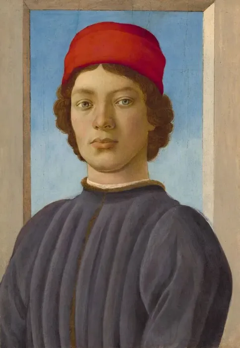 Framed Print : Portrait of a Youth, c. 1485. Creator: Filippino Lippi Framed Print : Portrait of a Youth, c. 1485. Creator: Filippino Lippi