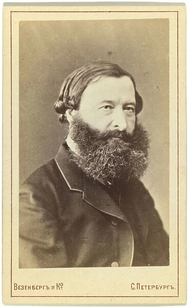 Portrait of Yuri Fyodorovich Samarin (1819-1876), 1860s