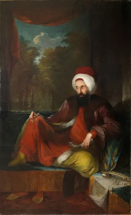 Framed Print : Portrait of Yusuf Agah Efendi (1744-1824), Second Half of the 18th cen Artist: Breda, Carl Frederik von (1759-1818) Framed Print : Portrait of Yusuf Agah Efendi (1744-1824), Second Half of the 18th cen Artist: Breda, Carl Frederik von (1759-1818)