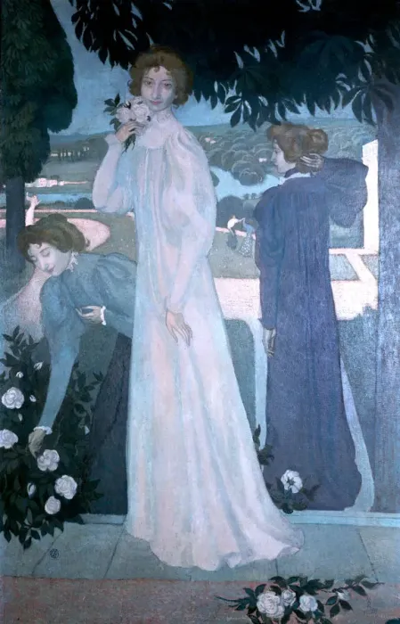 Framed Print : Portrait of Yvonne Lerolle, 1897. Artist: Maurice Denis Framed Print : Portrait of Yvonne Lerolle, 1897. Artist: Maurice Denis