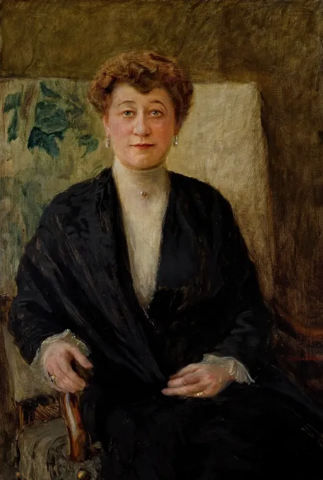 Framed Print : Portrait of Zofia Dolinska nee Niesiolowska, 1906. Creator: Teodor Axentowicz Framed Print : Portrait of Zofia Dolinska nee Niesiolowska, 1906. Creator: Teodor Axentowicz