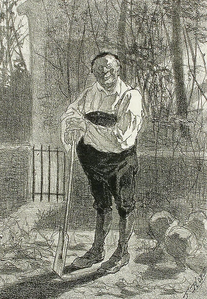 Portraits, 1857. Creator: Félicien Rops