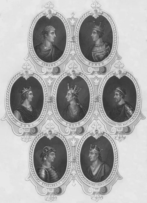 Framed Print : Portraits from Ancient Coins, (mid 19th century). Creator: Unknown Framed Print : Portraits from Ancient Coins, (mid 19th century). Creator: Unknown