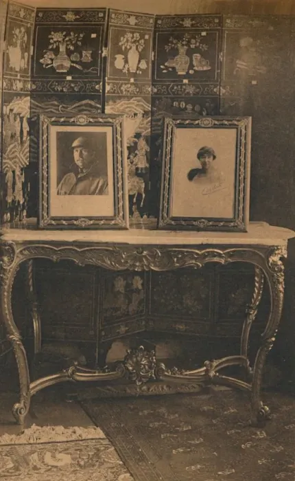 Framed Print : Portraits of the King and Queen of Belgium at the Cuban Embassy in Brussels, Belgium, 1927 Framed Print : Portraits of the King and Queen of Belgium at the Cuban Embassy in Brussels, Belgium, 1927