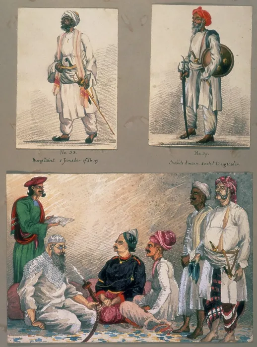 Framed Print : Portraits of known Indian thugs, c1851-c1857. Creator: Charles Wade Crump Framed Print : Portraits of known Indian thugs, c1851-c1857. Creator: Charles Wade Crump