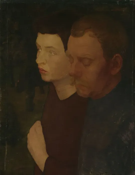 Framed Print : Portraits of the Painters Oluf Wold-Torne and Alfred Hauge, 1894. Creator: Thorvald Erichsen Framed Print : Portraits of the Painters Oluf Wold-Torne and Alfred Hauge, 1894. Creator: Thorvald Erichsen