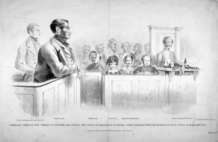 Framed Print : Portraits taken at Bow Street Police Court, Westminster, London, 1842 Framed Print : Portraits taken at Bow Street Police Court, Westminster, London, 1842