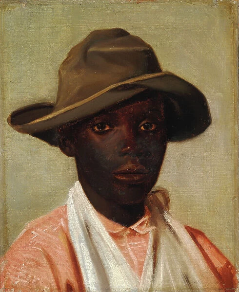 Portratt of a boy, 1852-1854. Creator: Pissarro, Camille (1830-1903)