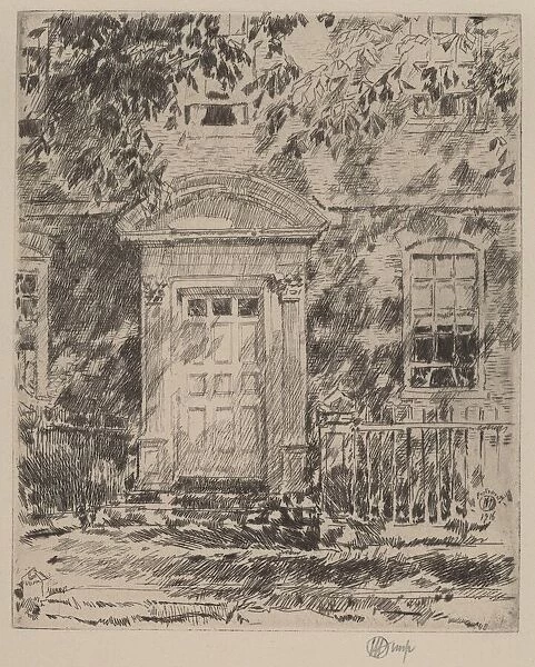 Portsmouth Doorway, 1916. Creator: Frederick Childe Hassam